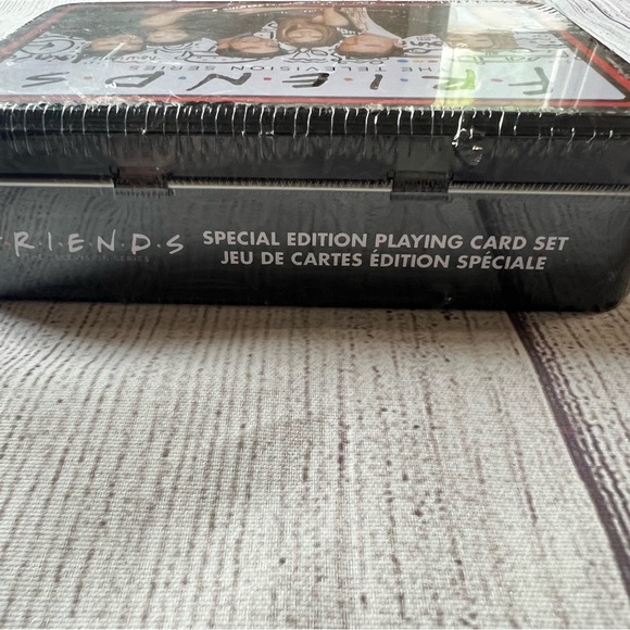 NWOT Friends Special Edition Playing Card Set – Sealed Tin – Small Hole in Wrap - Picture 6 of 6